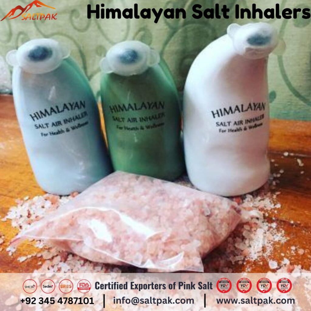 Himalayan salt inhalers